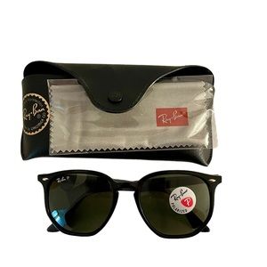 Ray-Ban RB4306 Polarized Black Sunglasses - NWT - All Original Box And Case